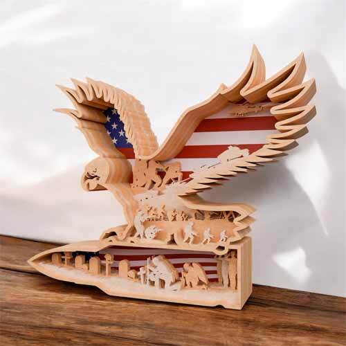 American Eagle with Shell Casing American Eagle with Shell Casing