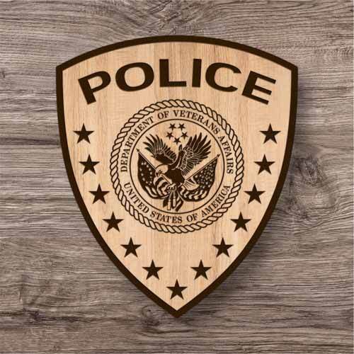 Custom Single Layer Engraved Law Enforcement Patch Custom Single Layer Engraved Law Enforcement Patch